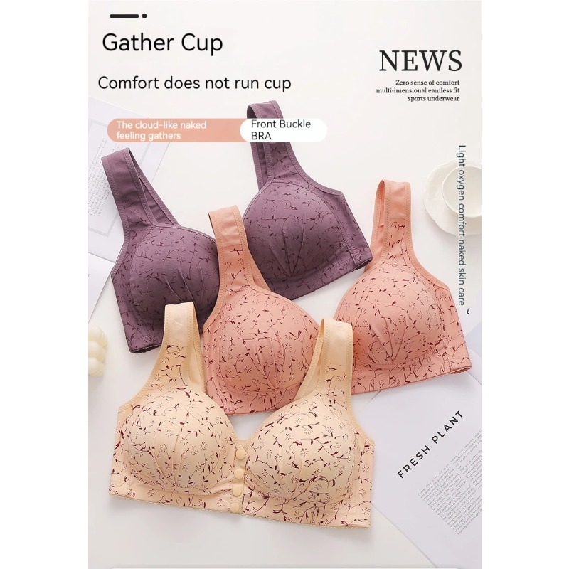 Wirefree Bra Comfort - Women New Comfortable No Steel Ring