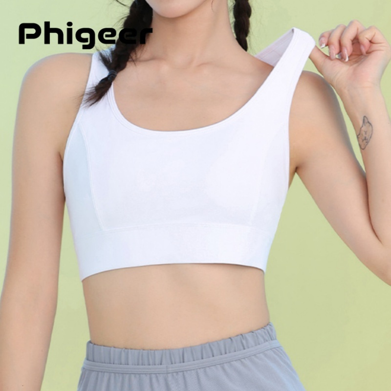 PHIGEER Women High Impact Spor - Sports Bra Racerback recension och pris