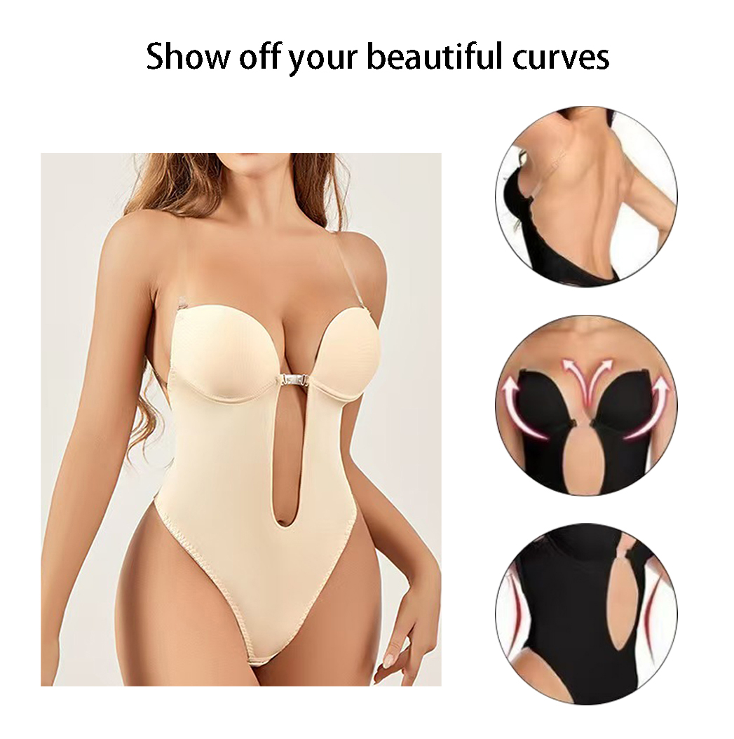 Anti Slip Glue Backless Body S - Plunge Bra Push Up recension och pris